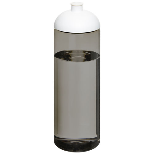 Gourde sport publicitaire 850 ml Ocean Plastic H2O Active® Charbon et Blanc
